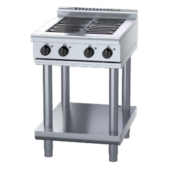 Waldorf 800 Series 600mm Electric Cooktop Low Back Version - Leg Stand - RNL8400E-LS