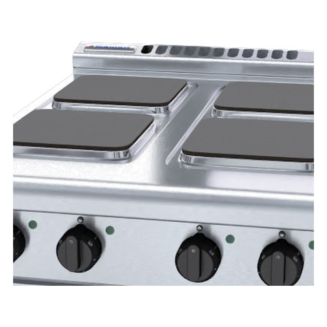 Waldorf 800 Series 600mm Electric Cooktop Sealed Hobs Low Back Version - Bench Model - RNL8400SE-B
