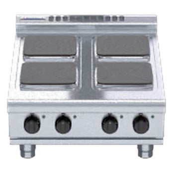 Waldorf 800 Series 600mm Electric Cooktop Sealed Hobs Low Back Version - Bench Model - RNL8400SE-B
