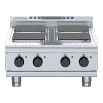 Waldorf 800 Series 600mm Electric Cooktop Sealed Hobs Low Back Version - Bench Model - RNL8400SE-B