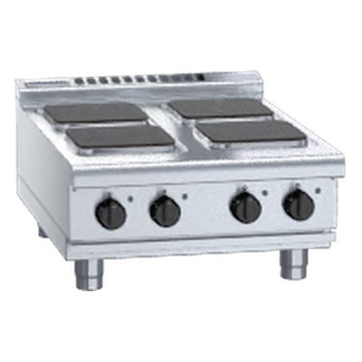 Waldorf 800 Series 600mm Electric Cooktop Sealed Hobs Low Back Version - Bench Model - RNL8400SE-B