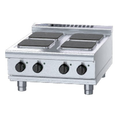 Waldorf 800 Series 600mm Electric Cooktop Sealed Hobs Low Back Version - Bench Model - RNL8400SE-B