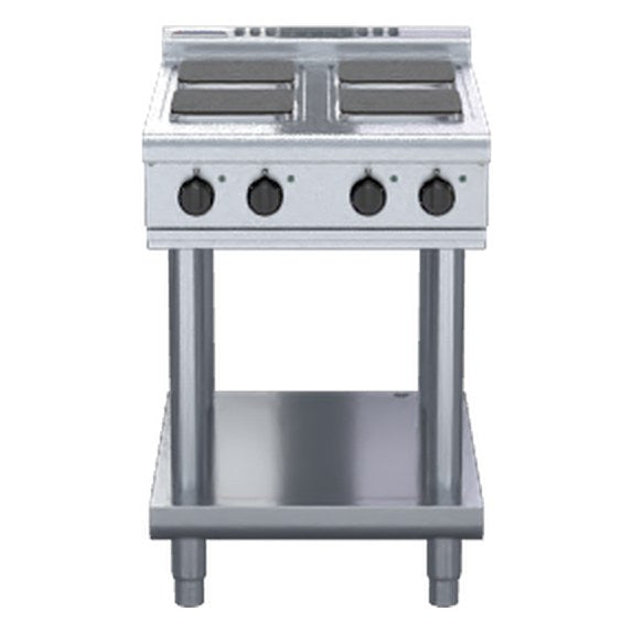 Waldorf 800 Series 600mm Electric Cooktop Sealed Hobs Low Back Version - Leg Stand - RNL8400SE-LS