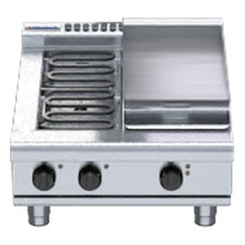 Waldorf 800 Series 600mm Electric Cooktop Low Back Version - Bench Model - RNL8403E-B