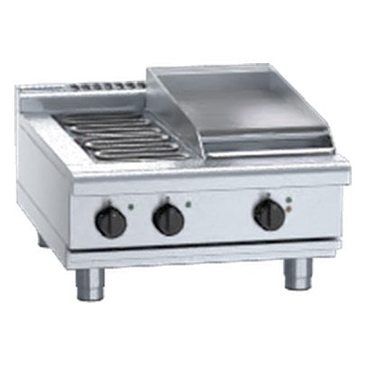 Waldorf 800 Series 600mm Electric Cooktop Low Back Version - Bench Model - RNL8403E-B