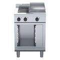 Waldorf 800 Series 600mm Electric Cooktop Low Back Version - Cabinet Base - 2 Burner + 300mm Griddle - RNL8403E-CB