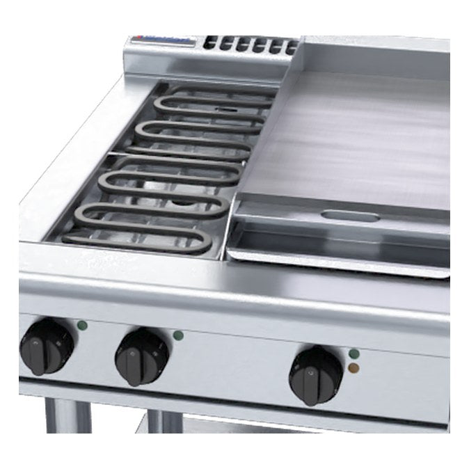 Waldorf 800 Series 600mm Electric Cooktop Low Back Version - Leg Stand - RNL8403E-LS