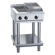 Waldorf 800 Series 600mm Electric Cooktop Low Back Version - Leg Stand - RNL8403E-LS