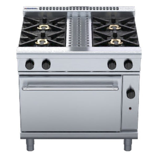 Waldorf 800 Series 750mm Gas Range Static Oven Low Back Version - RNL8510G