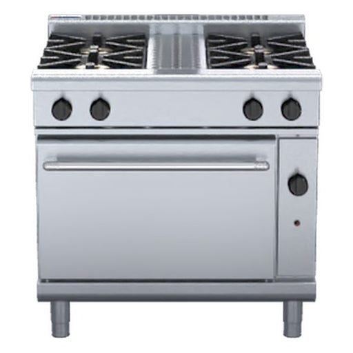Waldorf 800 Series 750mm Gas Range Static Oven Low Back Version - RNL8510G