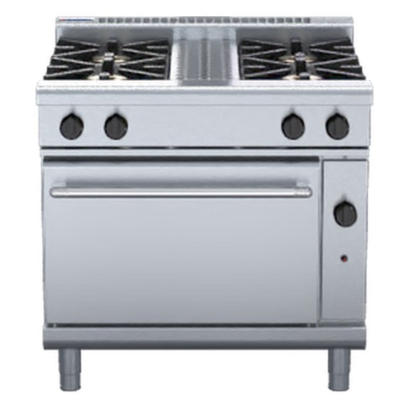 Waldorf 800 Series 750mm Gas Range Static Oven Low Back Version - RNL8510G