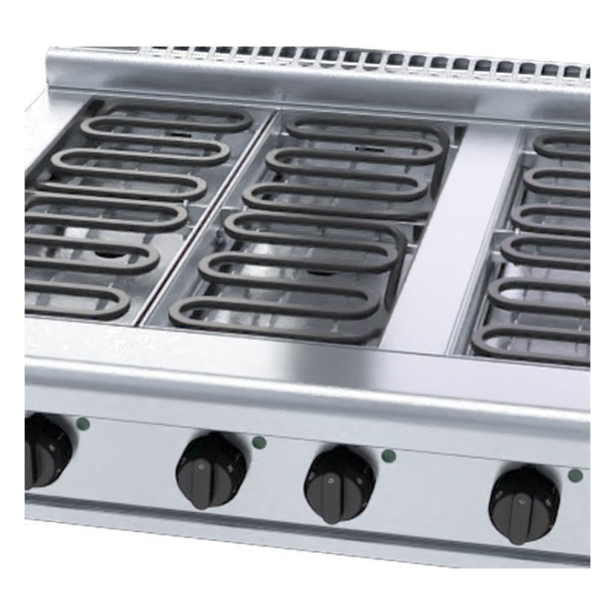 Waldorf 800 Series 900mm Electric Cooktop Low Back Version - Bench Model - RNL8600E-B
