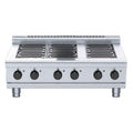 Waldorf 800 Series 900mm Electric Cooktop Low Back Version - Bench Model - 6 Radiant Element - RNL8600E-B
