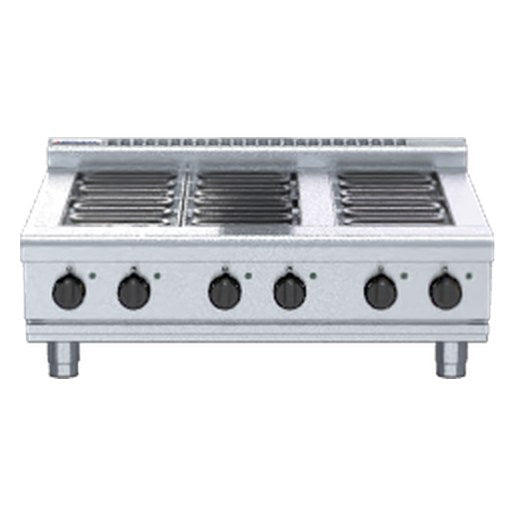 Waldorf 800 Series 900mm Electric Cooktop Low Back Version - Bench Model - RNL8600E-B