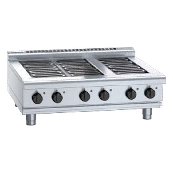 Waldorf 800 Series 900mm Electric Cooktop Low Back Version - Bench Model - RNL8600E-B