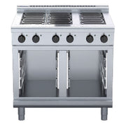Waldorf 800 Series 900mm Electric Cooktop Low Back Version - Cabinet Base - RNL8600E-CB