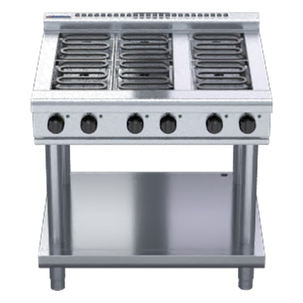 Waldorf 800 Series 900mm Electric Cooktop Low Back Version - Leg Stand - RNL8600E-LS