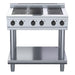 Waldorf 800 Series 900mm Electric Cooktop Low Back Version - Leg Stand - RNL8600E-LS