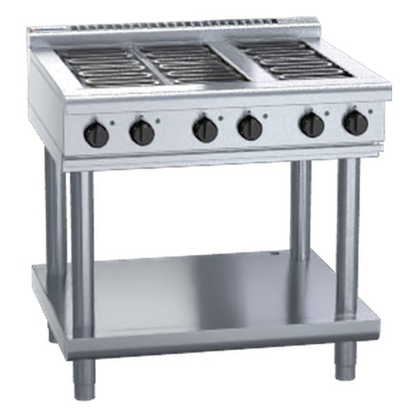 Waldorf 800 Series 900mm Electric Cooktop Low Back Version - Leg Stand - RNL8600E-LS