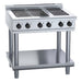 Waldorf 800 Series 900mm Electric Cooktop Low Back Version - Leg Stand - RNL8600E-LS