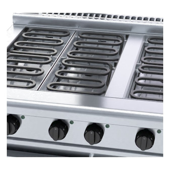 Waldorf 800 Series 900mm Electric Cooktop Low Back Version - Refrigerated Base - RNL8600E-RB