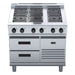 Waldorf 800 Series 900mm Electric Cooktop Low Back Version - Refrigerated Base - RNL8600E-RB