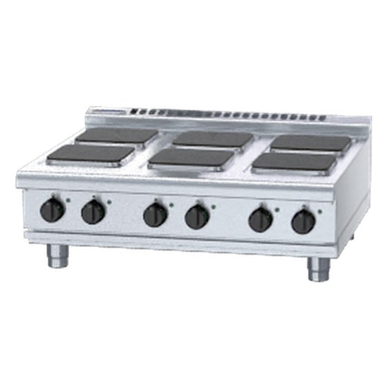 Waldorf 800 Series 900mm Electric Cooktop Sealed Hobs Low Back Version - Bench Model - RNL8600SE-B