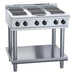 Waldorf 800 Series 900mm Electric Cooktop Sealed Hobs Low Back Version - Leg Stand - RNL8600SE-LS