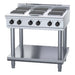 Waldorf 800 Series 900mm Electric Cooktop Sealed Hobs Low Back Version - Leg Stand - RNL8600SE-LS