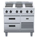 Waldorf 800 Series 900mm Electric Cooktop Sealed Hobs Low Back Version - Refrigerated Base - RNL8600SE-RB