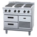 Waldorf 800 Series 900mm Electric Cooktop Sealed Hobs Low Back Version - Refrigerated Base - RNL8600SE-RB