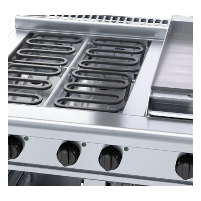 Waldorf 800 Series 900mm Electric Cooktop Low Back Version - Cabinet Base - RNL8603E-CB