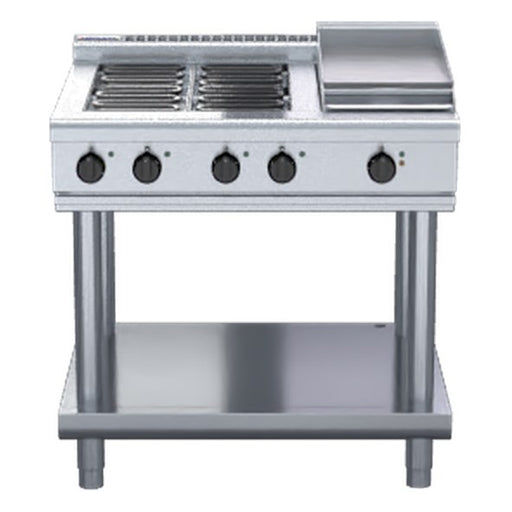 Waldorf 800 Series 900mm Electric Cooktop Low Back Version - Leg Stand - RNL8603E-LS
