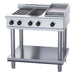 Waldorf 800 Series 900mm Electric Cooktop Low Back Version - Leg Stand - RNL8603E-LS
