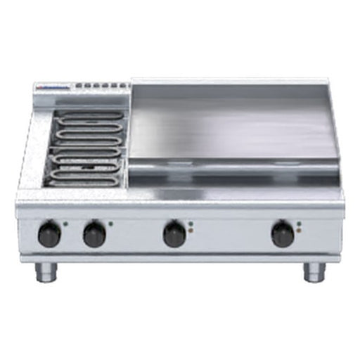 Waldorf 800 Series 900mm Electric Cooktop Low Back Version - Bench Model - RNL8606E-B
