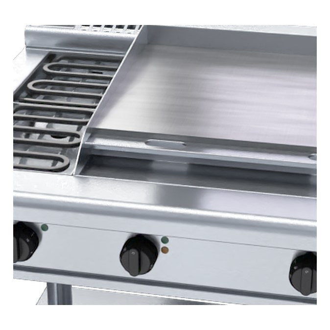 Waldorf 800 Series 900mm Electric Cooktop Low Back Version - Leg Stand - RNL8606E-LS