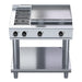 Waldorf 800 Series 900mm Electric Cooktop Low Back Version - Leg Stand - RNL8606E-LS