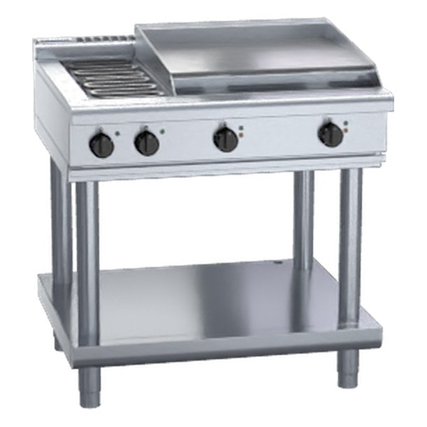Waldorf 800 Series 900mm Electric Cooktop Low Back Version - Leg Stand - RNL8606E-LS