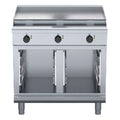 Waldorf 800 Series 900mm Electric Cooktop Low Back Version - Cabinet Base - 900mm Griddle - RNL8609E-CB