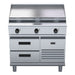 Waldorf 800 Series 900mm Electric Cooktop Low Back Version - Refrigerated Base - RNL8609E-RB