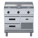 Waldorf 800 Series 900mm Electric Cooktop Low Back Version - Refrigerated Base - RNL8609E-RB