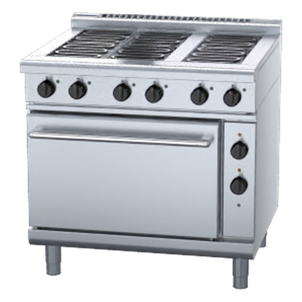 Waldorf 800 Series 900mm Electric Range Static Oven Low Back Version - RNL8610E