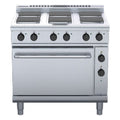 Waldorf 800 Series 900mm Electric Range Static Oven Low Back Version - 6 Zone - RNL8610SE
