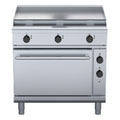 Waldorf 800 Series 900mm Electric Range Static Oven Low Back Version - 900mm Griddle - RNL8619E