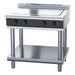 Waldorf Bold RNL8140E-LS - 900mm Electric Solid Top Low Back Version - Leg Stand - RNLB8104E-LS