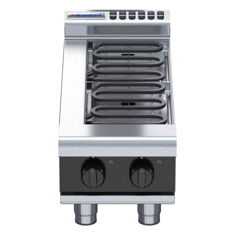 Waldorf Bold 300mm Electric Cooktop Low Back Version - Bench Model - RNLB8200E-B