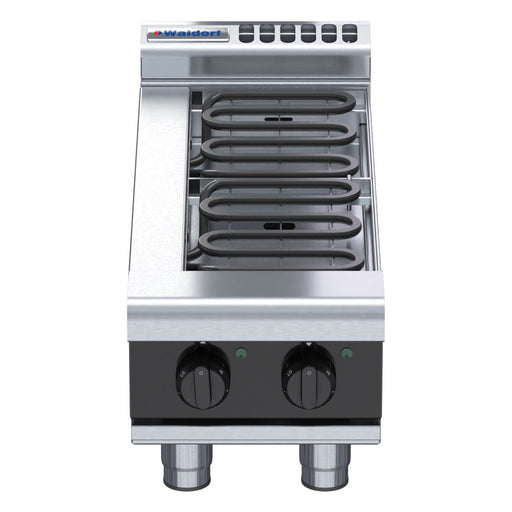 Waldorf Bold 300mm Electric Cooktop Low Back Version - Bench Model - RNLB8200E-B