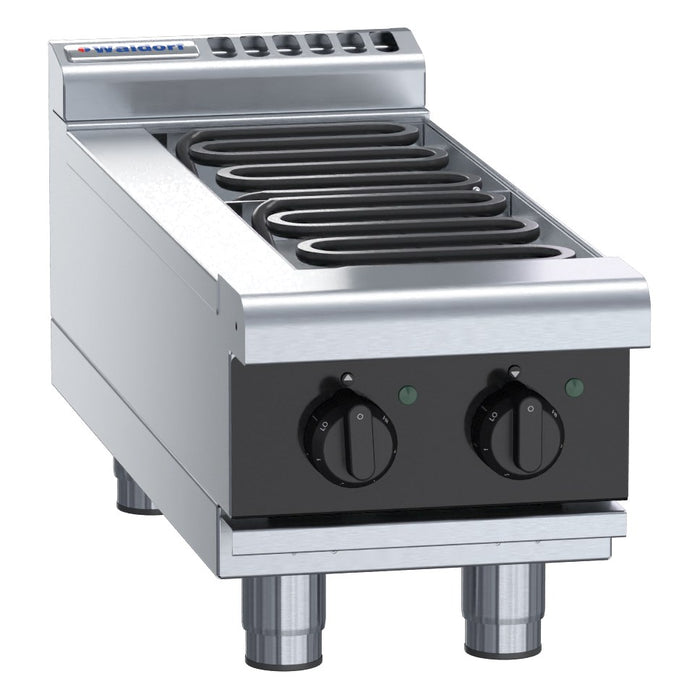 Waldorf Bold 300mm Electric Cooktop Low Back Version - Bench Model - RNLB8200E-B