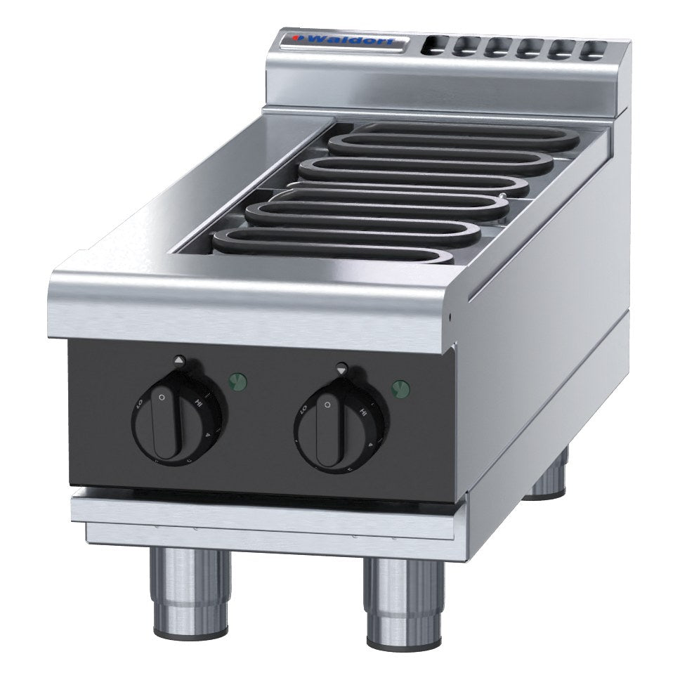 Waldorf Bold 300mm Electric Cooktop Low Back Version - Bench Model - RNLB8200E-B