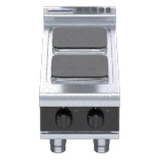 Waldorf Bold 300mm Electric Cooktop Sealed Hobs Low Back Version - Bench Model - RNLB8200SE-B
